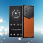 META VERTU FRAMELESS CALF LEATHER ORANGE